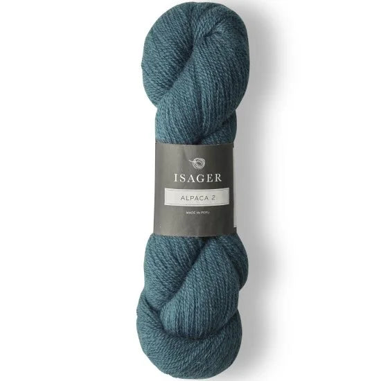 Isager Alpaca 2 54 petrol - helt garnnøste