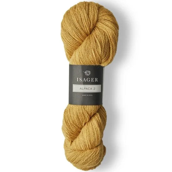 Isager Alpaca 2 59 curry - helt garnnøste