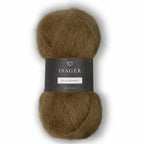 Isager Silk Mohair 4 tobakk - helt garnnøste