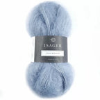 Isager Silk Mohair 41 blue mist - helt garnnøste