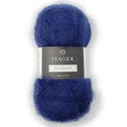 Isager Silk Mohair 54 blå - helt garnnøste