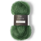 Isager Silk Mohair 56 grønn - helt garnnøste