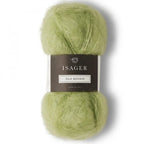 Isager Silk Mohair 57 celery - helt garnnøste