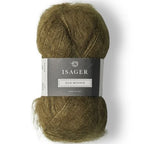 Isager Silk Mohair 68 forest moss - helt garnnøste