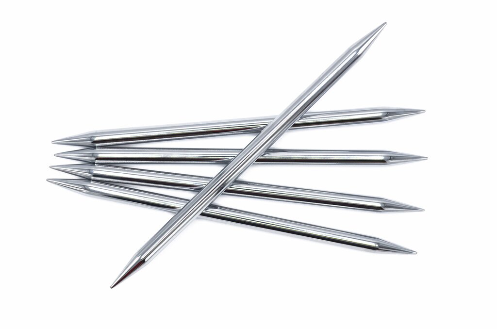 KnitPro Nova Metal Strømpepinner 20 cm