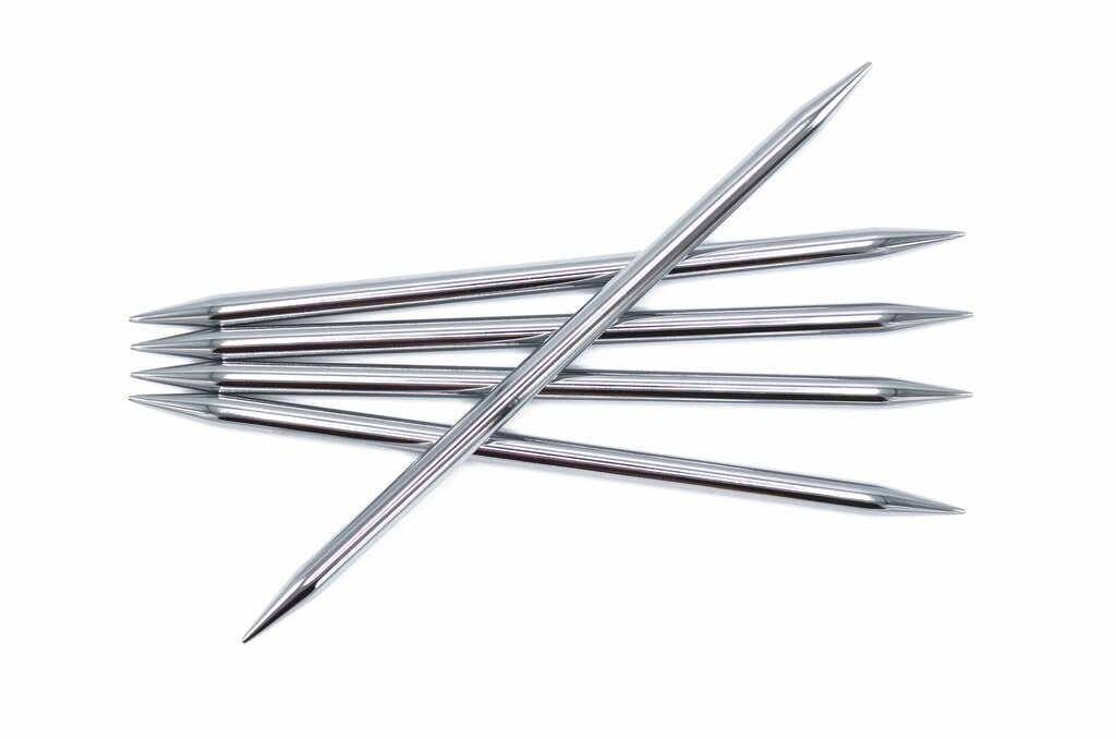KnitPro Nova Metal Strømpepinner 20 cm
