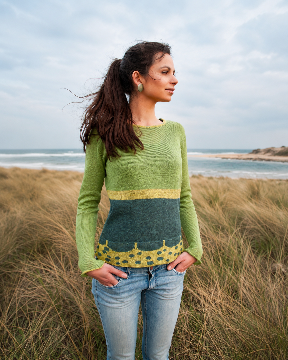 Spring Alto Top fra Knitted in Edinburgh