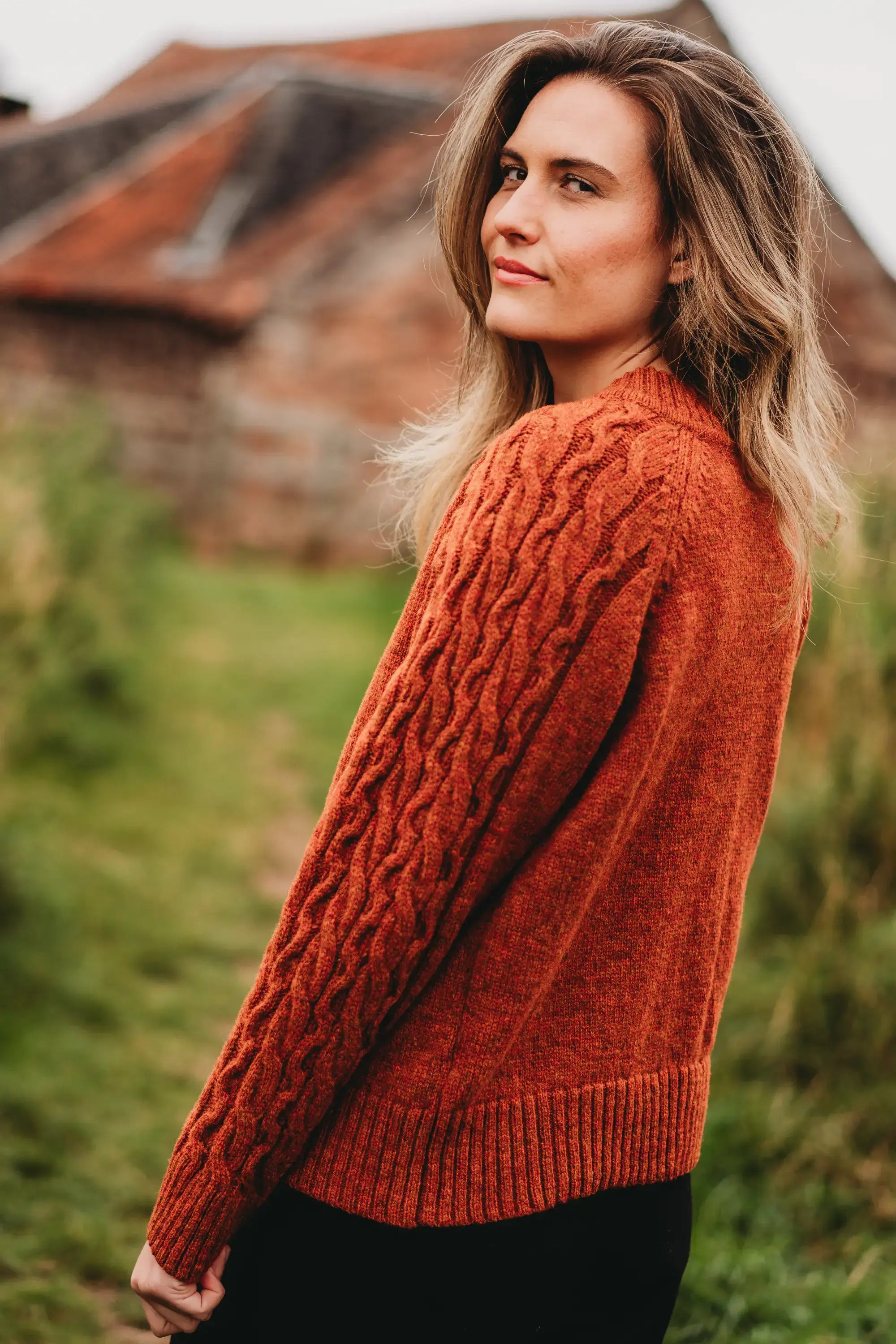 Grouse Shetland Kintyre Genser fra Knitted in Edinburgh
