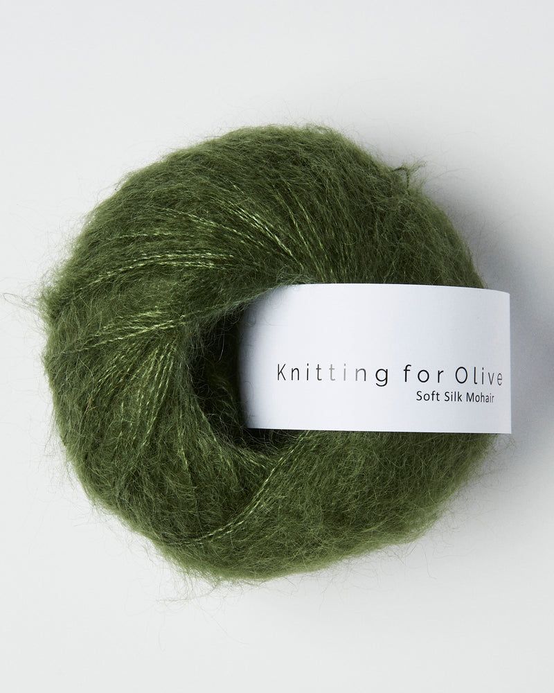 Knit for Olive Soft Silk Mohair - bottle-green