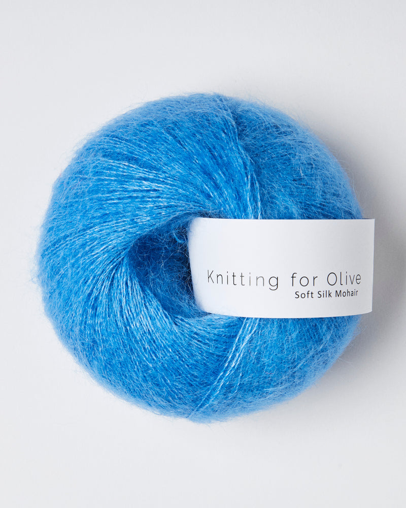 Knit for Olive Soft Silk Mohair - poppy-blue