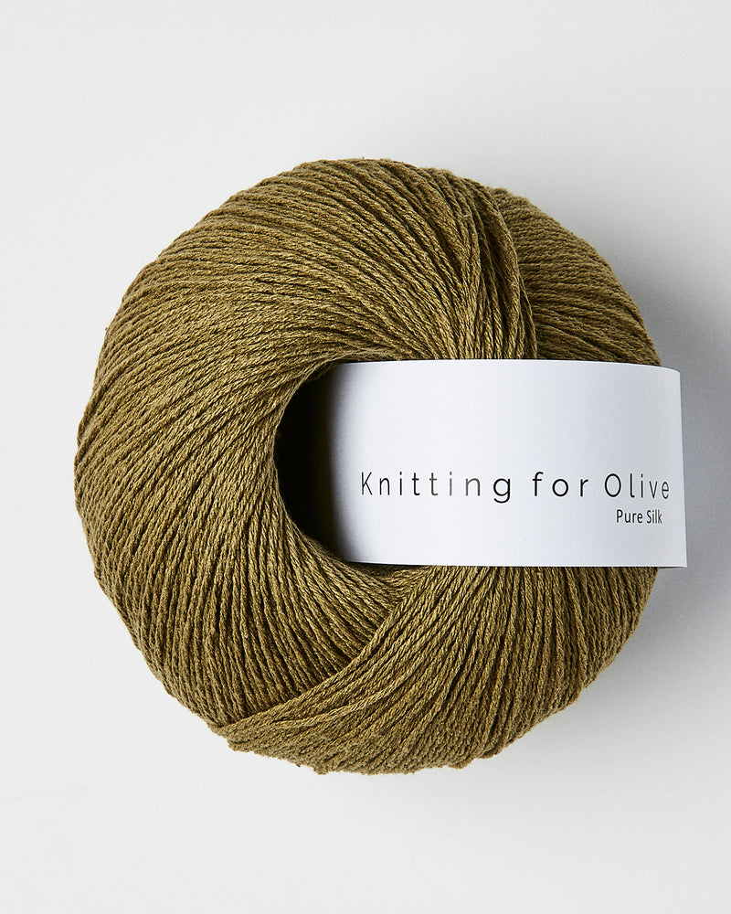 Knit for Olive Pure Silk - 33665-olive