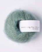 Knit for Olive Soft Silk Mohair - dusty-aqua