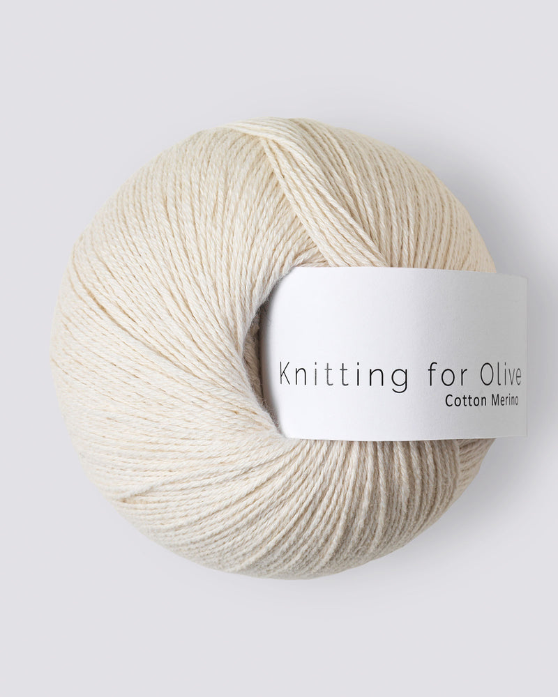 Knit for Olive Cotton Merino - cream