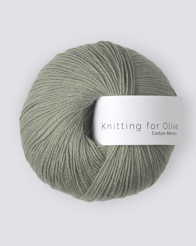 Knit for Olive Cotton Merino - dusty-artichoke