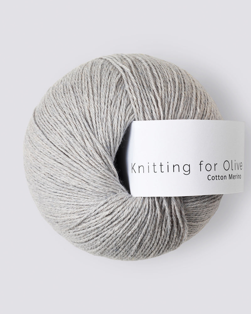 Knit for Olive Cotton Merino - pearl-gray