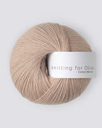 Knit for Olive Cotton Merino - powder