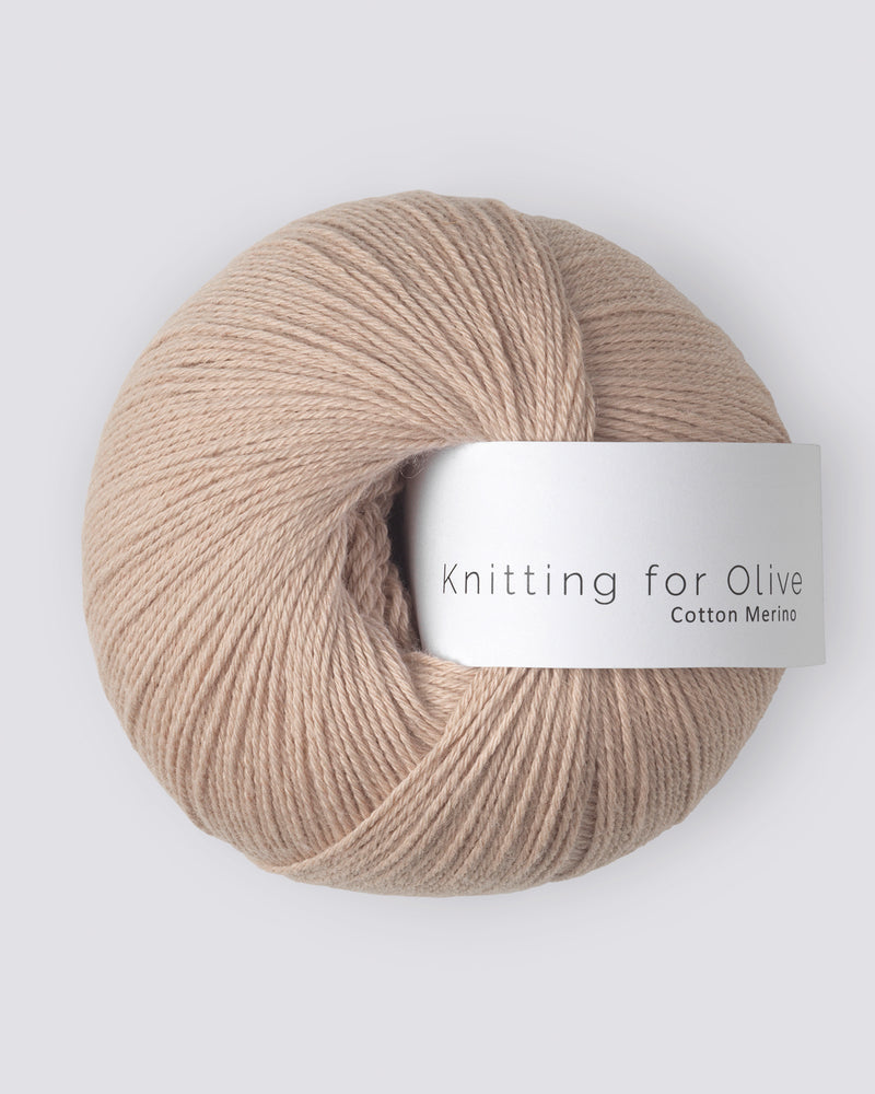 Knit for Olive Cotton Merino - powder