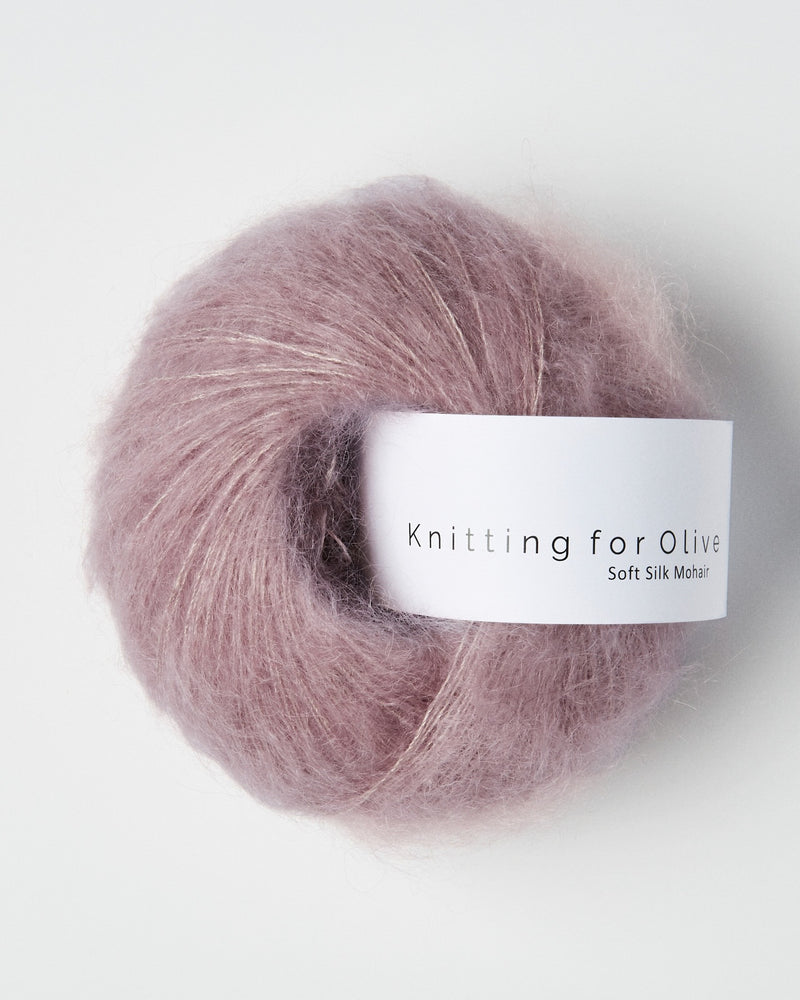Knit for Olive Soft Silk Mohair - dusty-rose