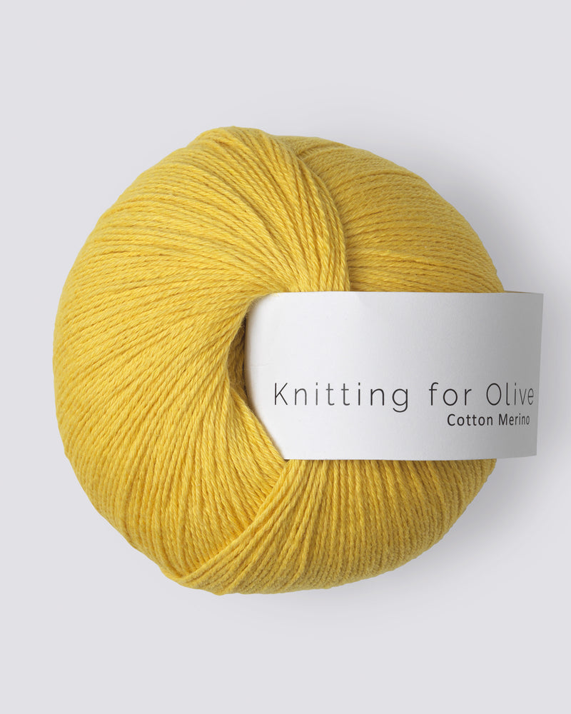 Knit for Olive Cotton Merino - buttercup