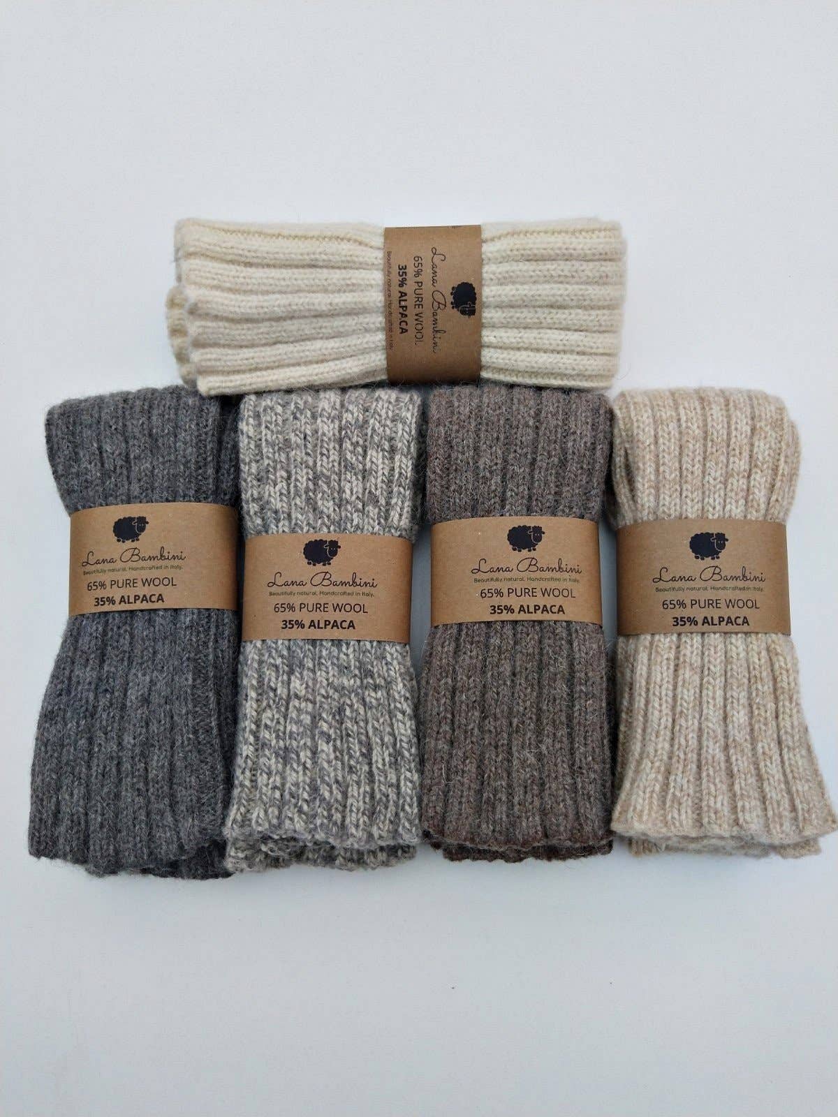 Lia Leggvarmere – 65 % Ull / 35 % Alpakka