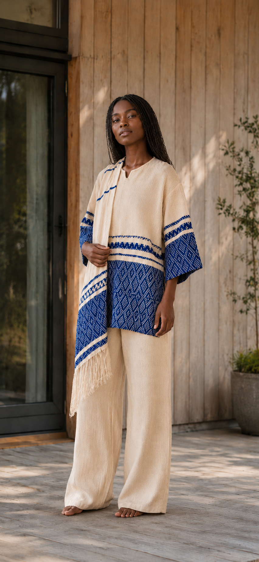 Oli Poncho fra Oli’s Knitwear