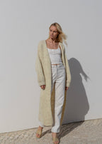 Chunky Maxi Cardigan i Ull fra ROSYLEIA