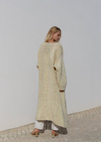 Chunky Maxi Cardigan i Ull fra ROSYLEIA