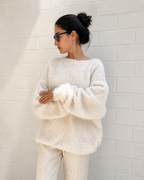 Oversized Alpakkagenser fra ROSYLEIA