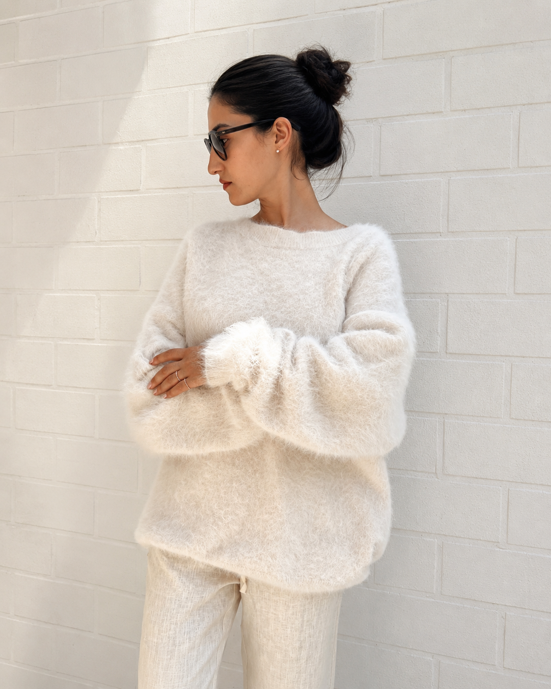 Oversized Alpakkagenser fra ROSYLEIA