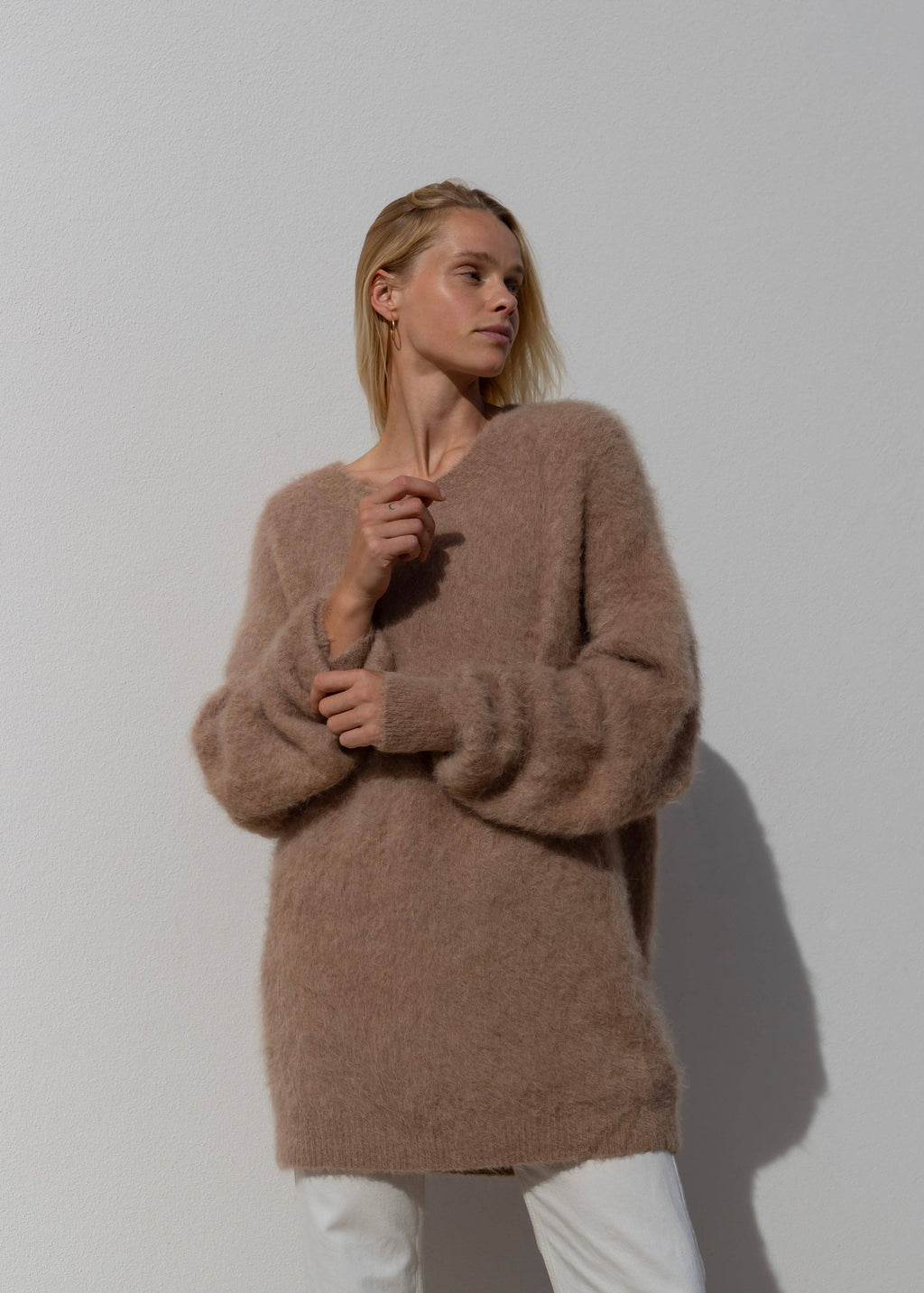 Oversized Alpakkagenser fra ROSYLEIA