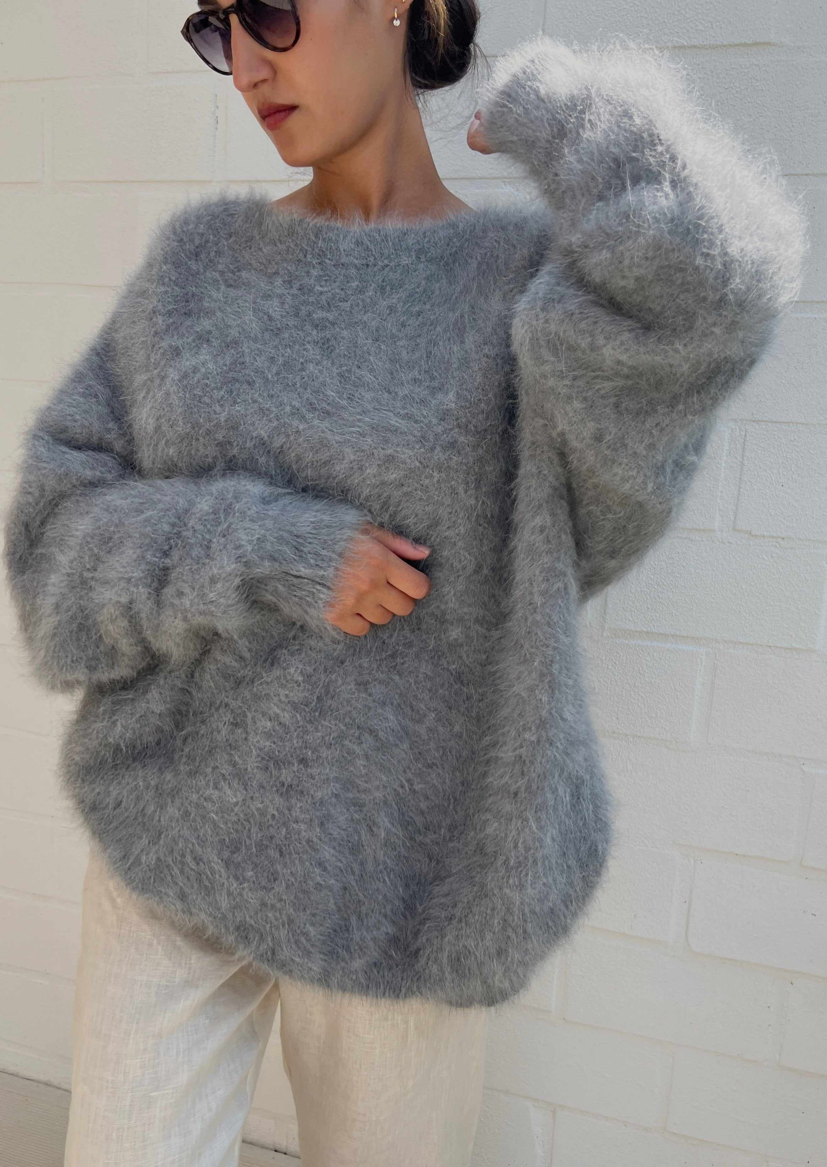 Oversized Alpakkagenser fra ROSYLEIA
