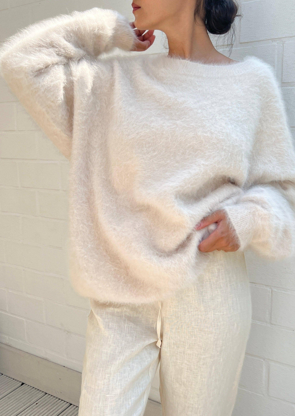 Oversized Alpakkagenser fra ROSYLEIA