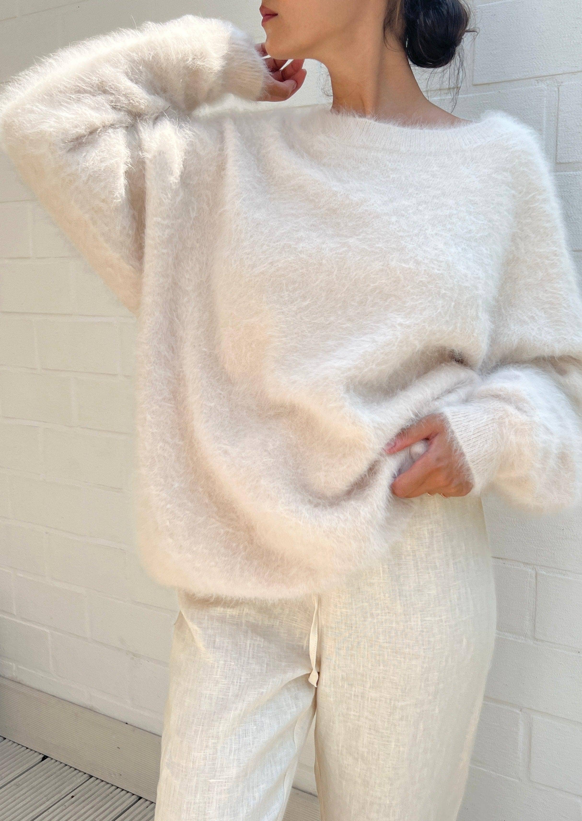 Oversized Alpakkagenser fra ROSYLEIA
