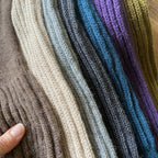 Knestrømper i Alpakka – Chunky Rib