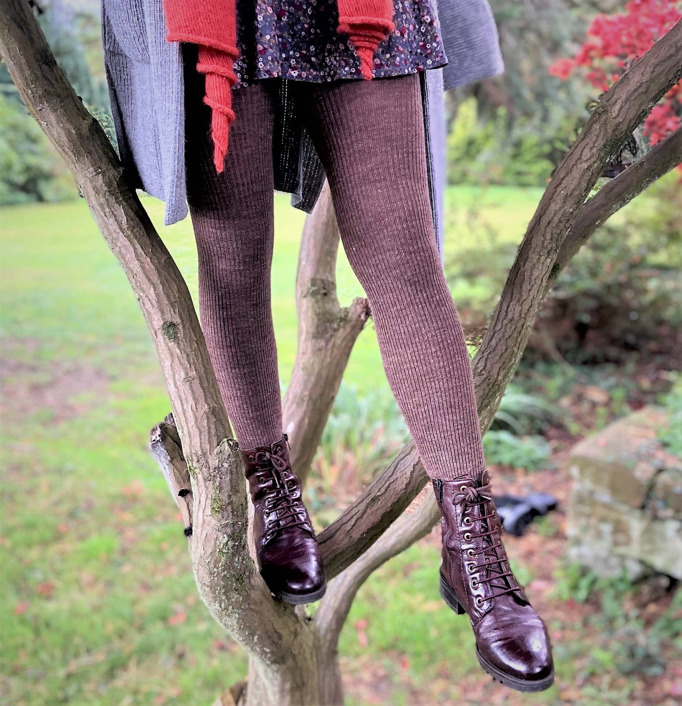 Termoleggings i Alpakka – Fotløse Tights