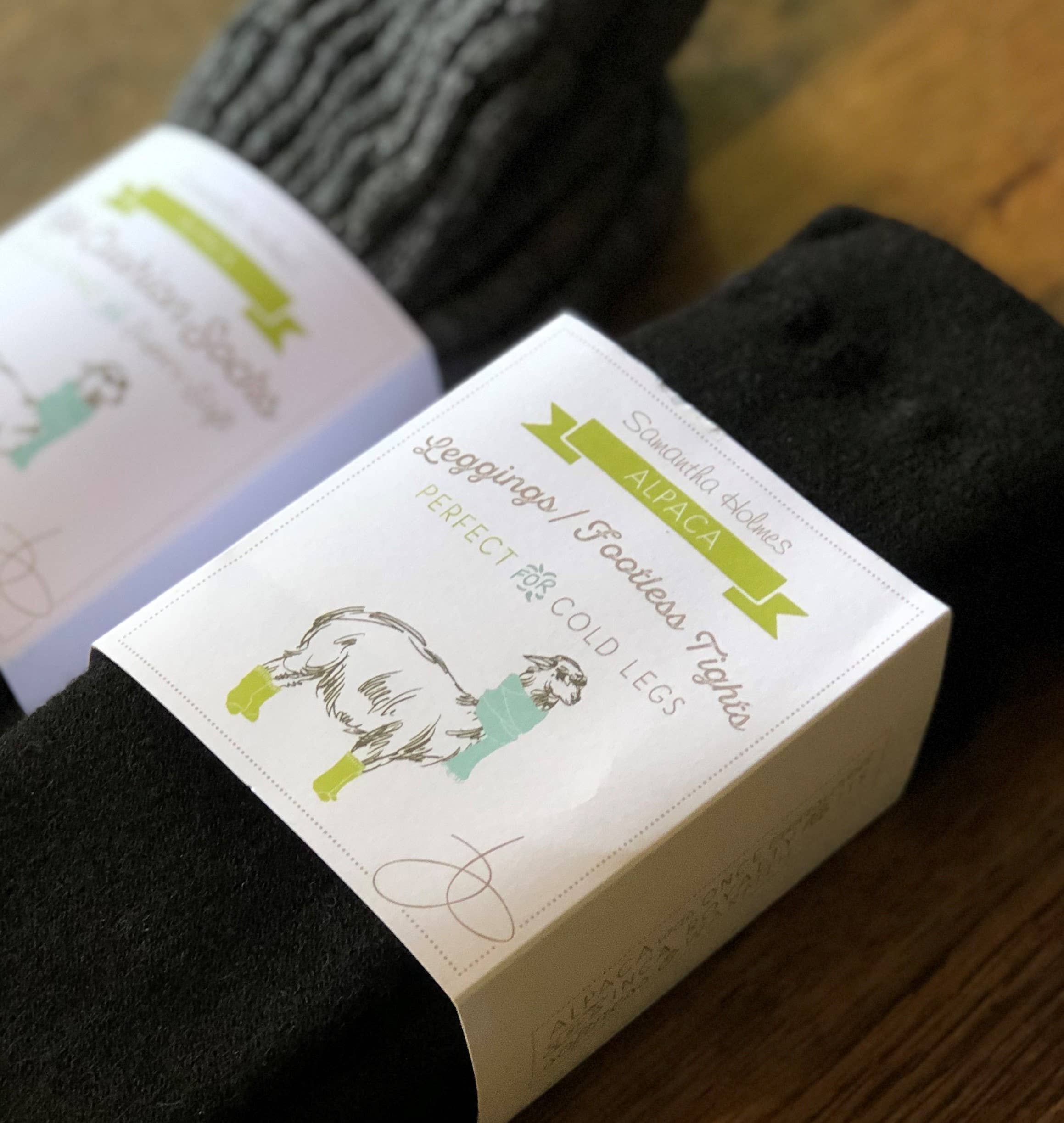 Termoleggings i Alpakka – Fotløse Tights