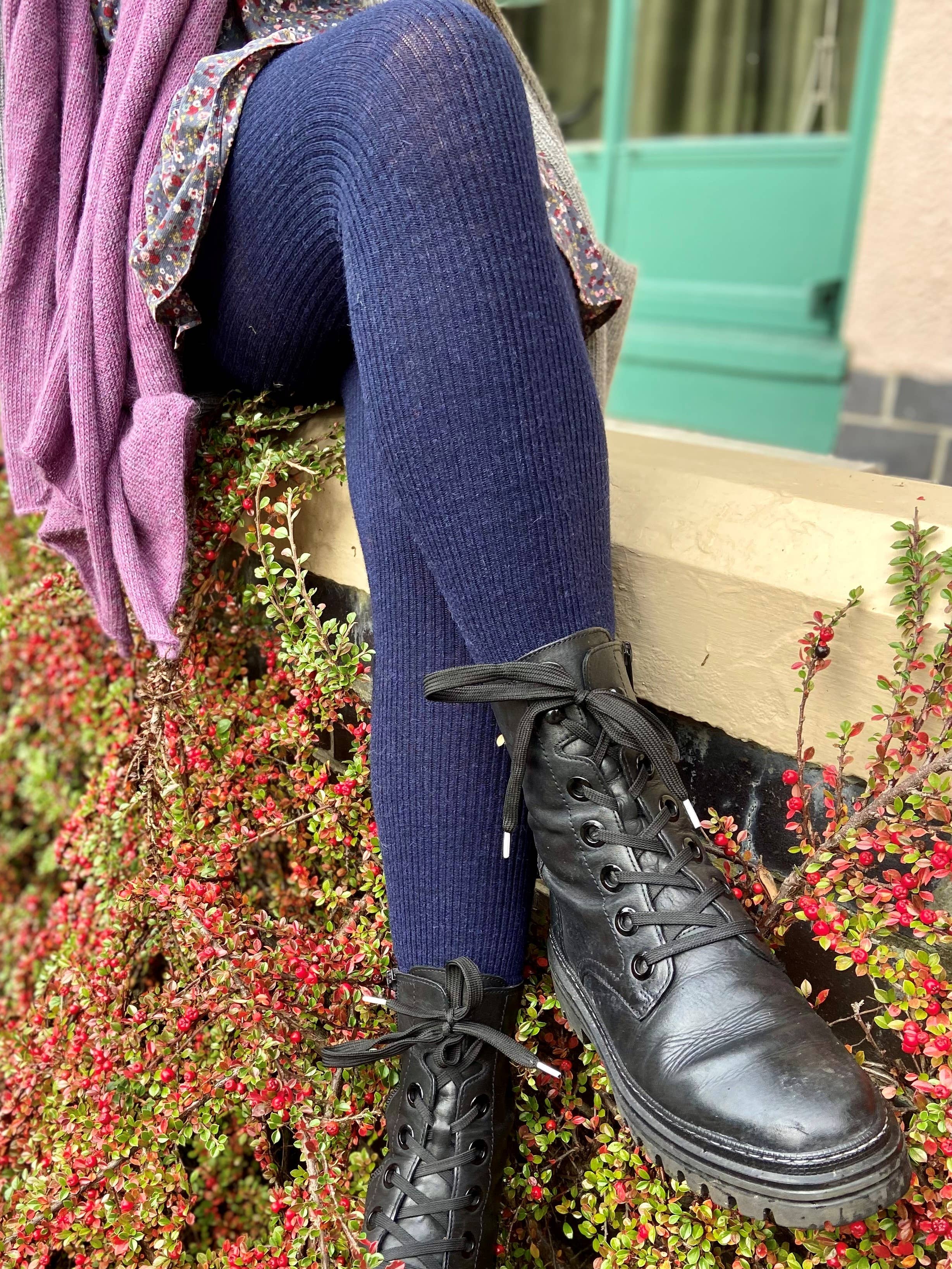 Termoleggings i Alpakka – Fotløse Tights