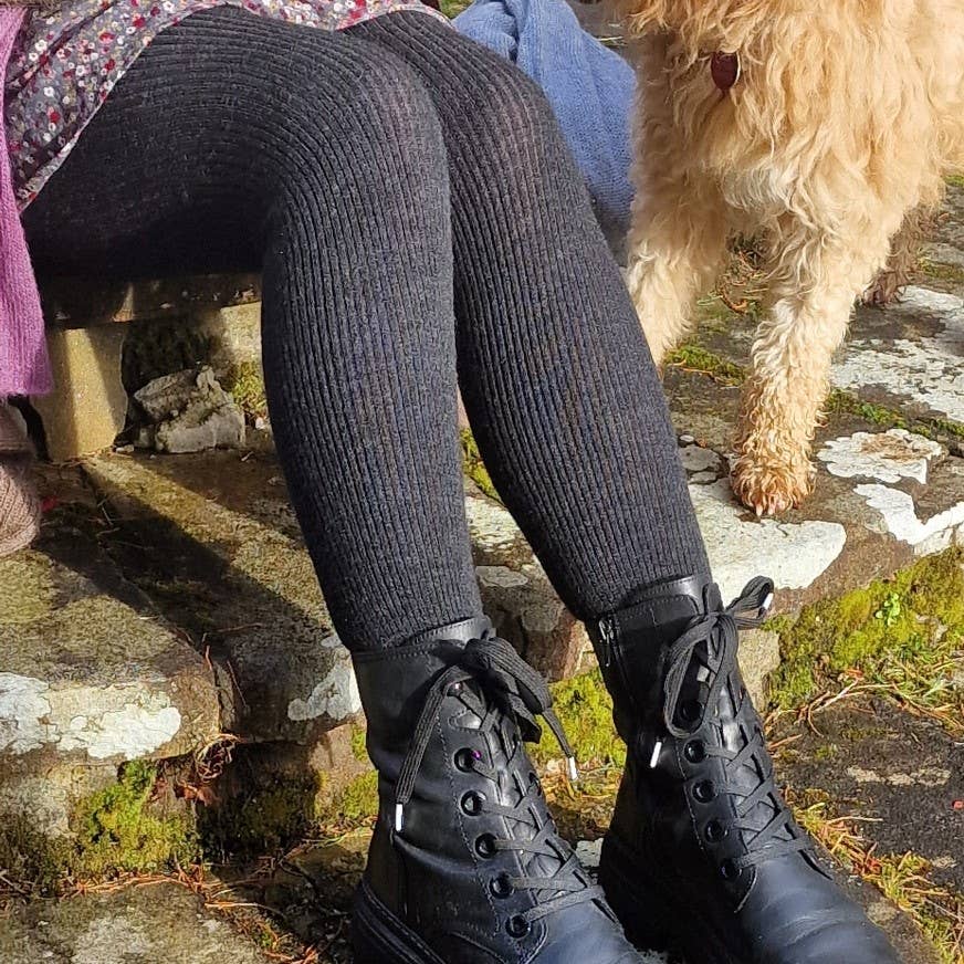 Termoleggings i Alpakka – Fotløse Tights