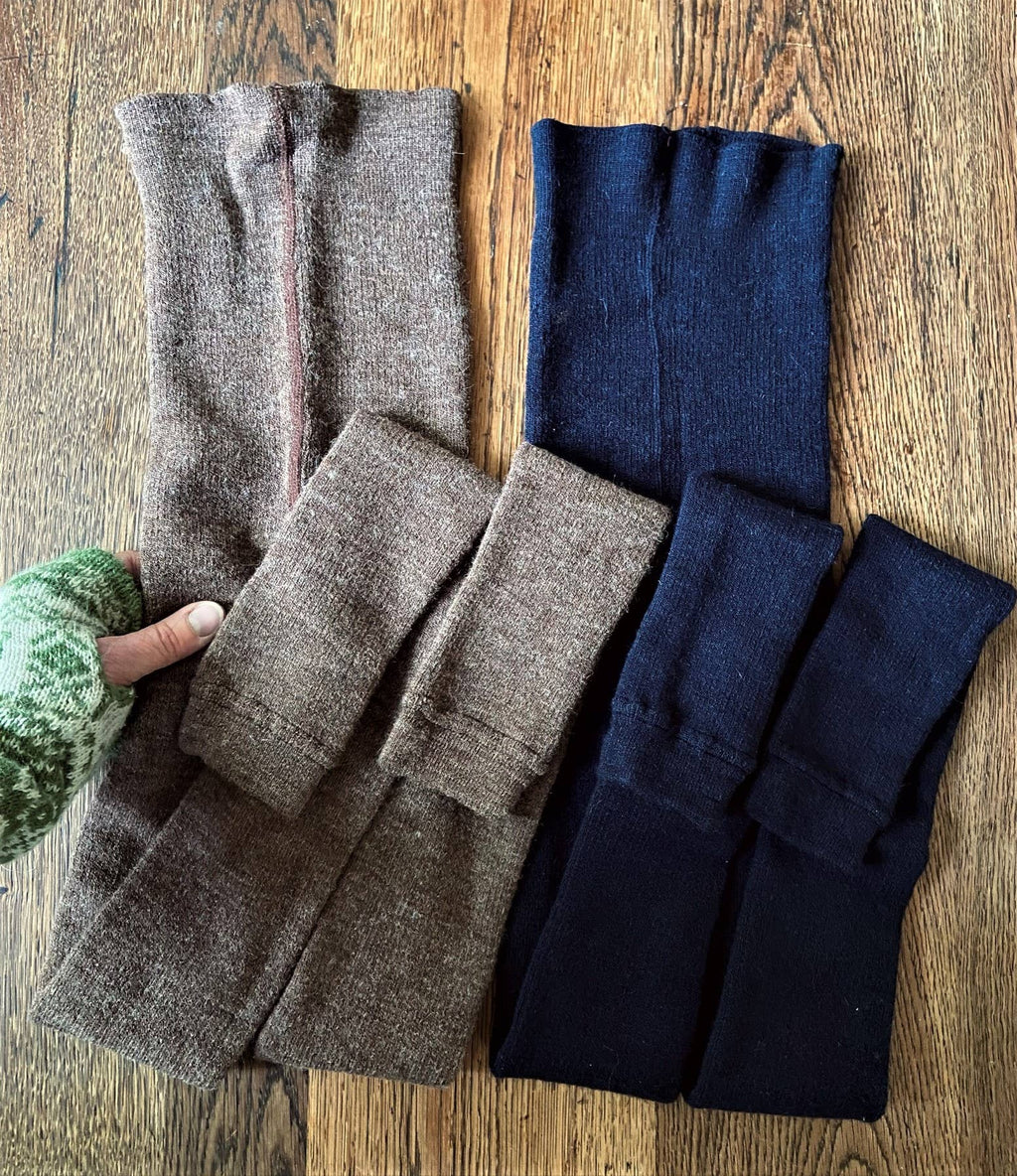 Termoleggings i Alpakka – Fotløse Tights