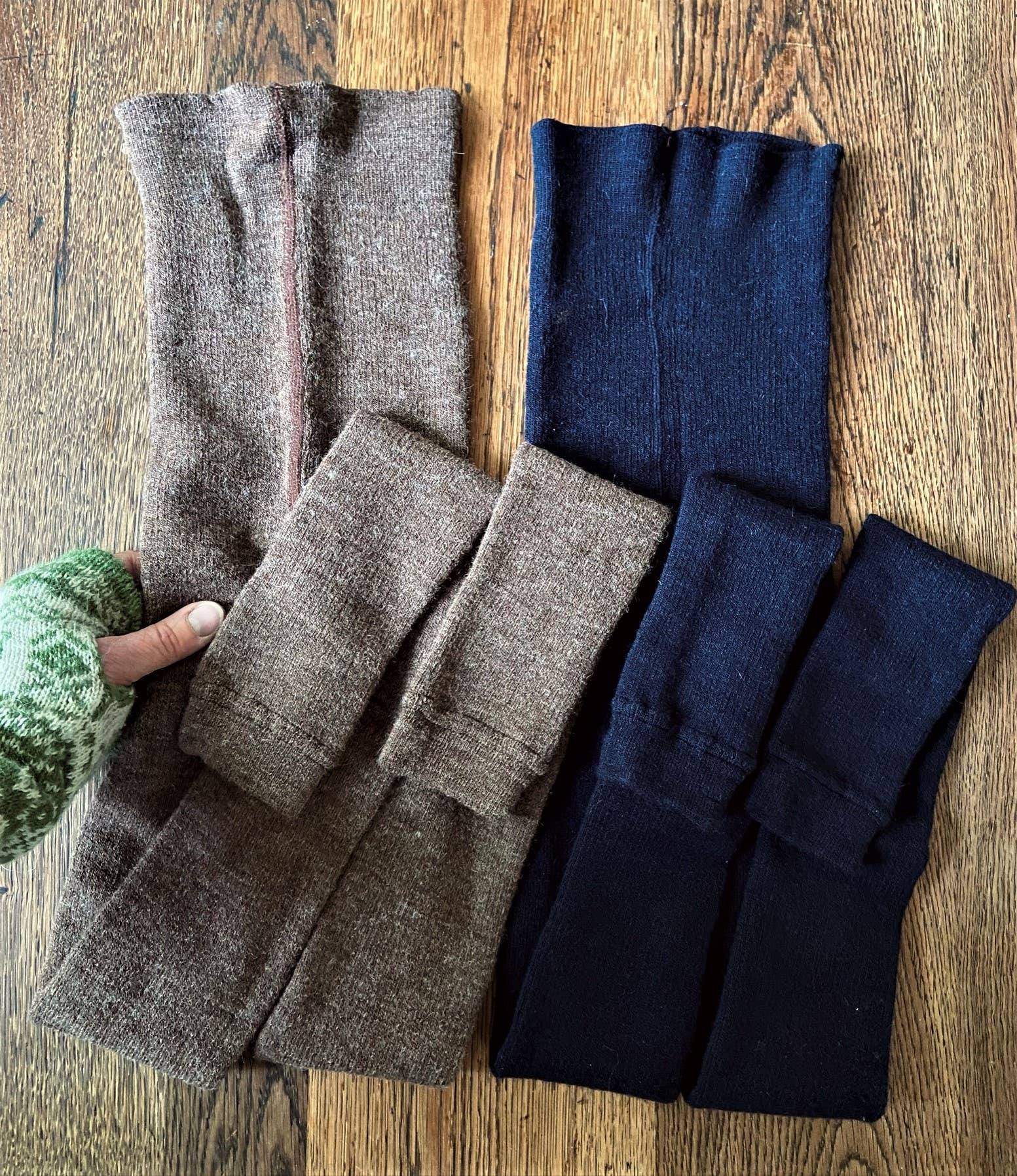 Termoleggings i Alpakka – Fotløse Tights