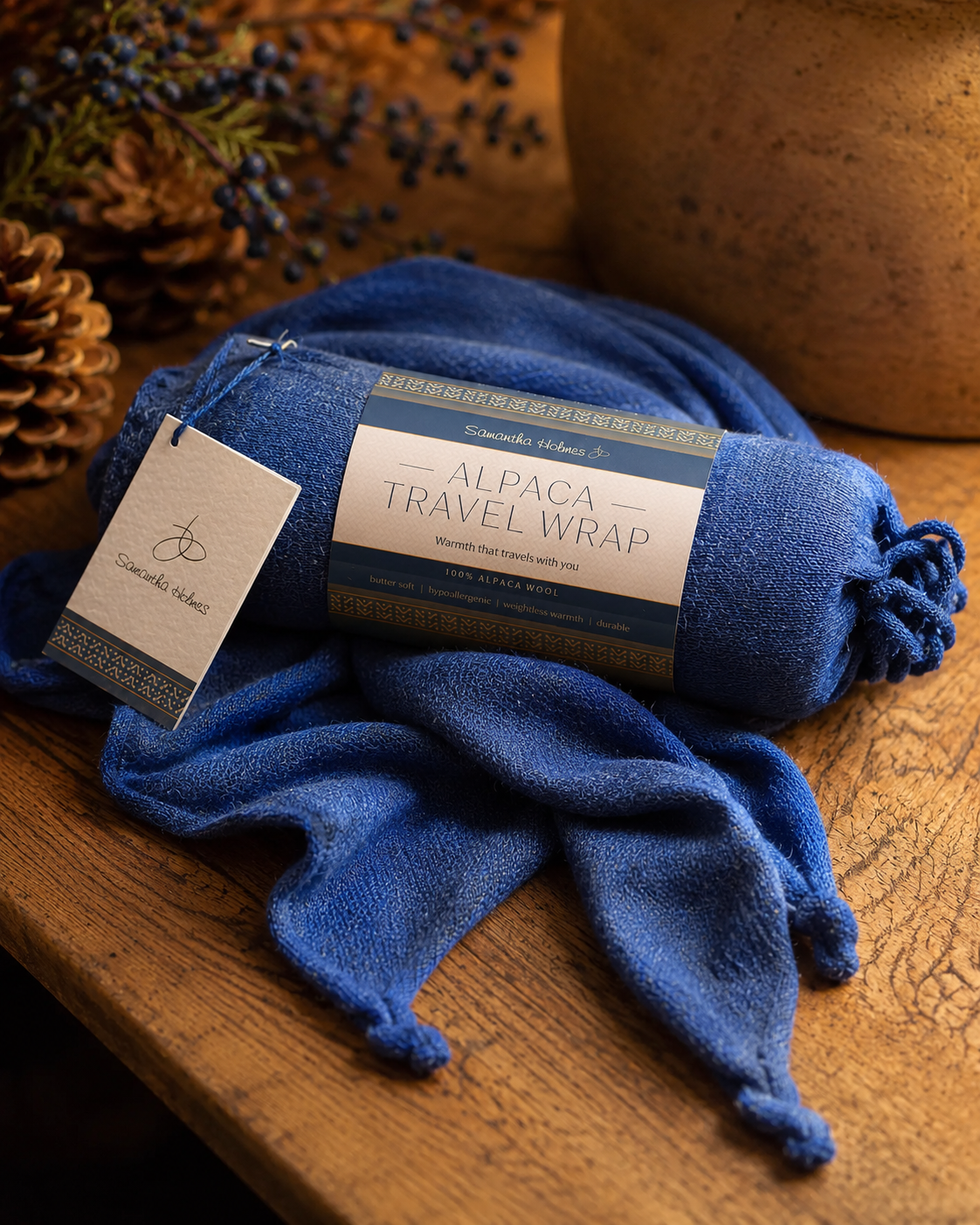 Skjerf i 100% Baby Alpakka – Signature