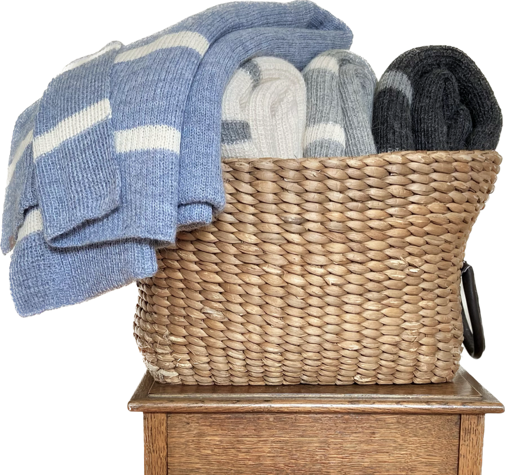 Pledd i 100% Alpakka – Twin Stripe
