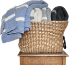 Pledd i 100% Alpakka – Twin Stripe