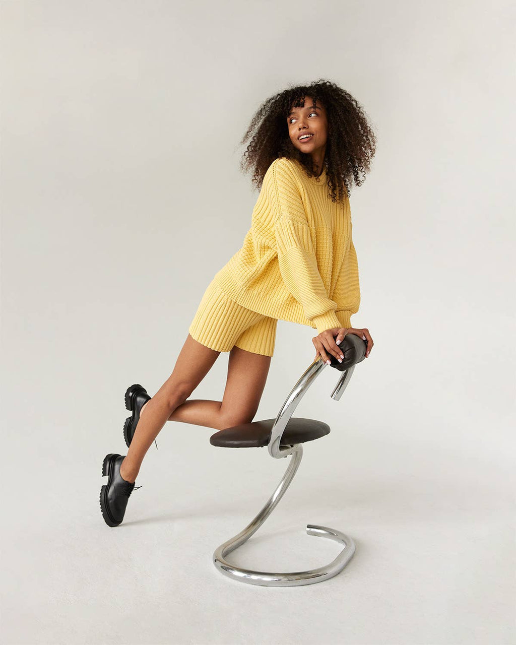 Pilnatis Bomullsshorts – 100 % Bomull, Lemon