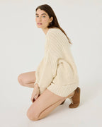 Delcia Bomullsgenser – 100 % Bomull, Oat