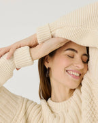 Delcia Bomullsgenser – 100 % Bomull, Oat