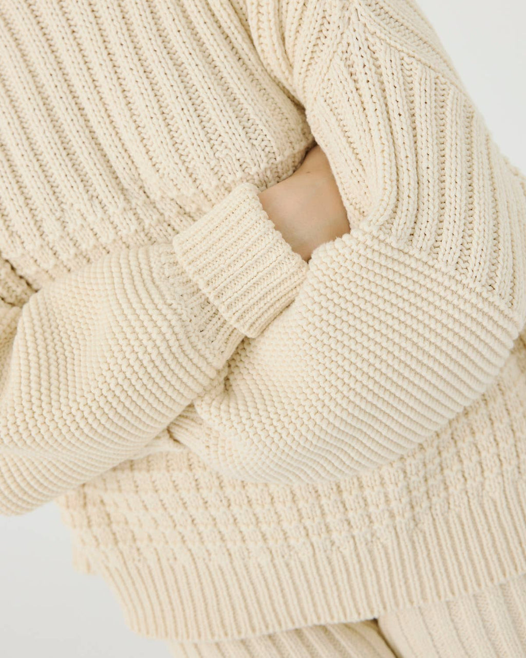 Delcia Bomullsgenser – 100 % Bomull, Oat
