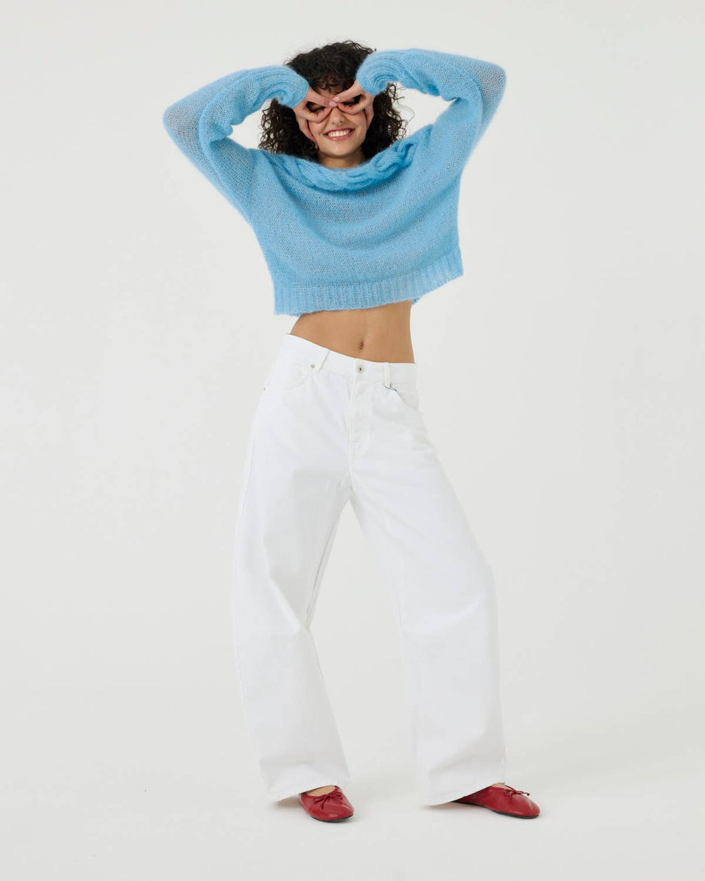 Jūra Genser – Silke & Mohair, Sea Glass - Håndlaget