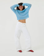 Jūra Genser – Silke & Mohair, Sea Glass - Håndlaget