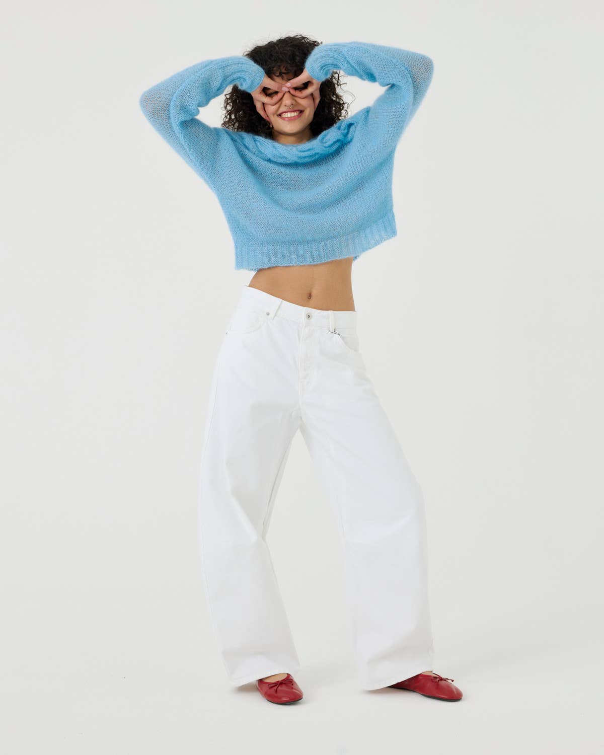 Jūra Genser – Silke & Mohair, Sea Glass - Håndlaget